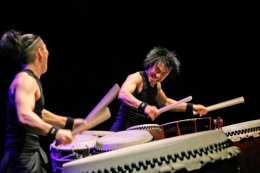 Yamato, a Japanese drumming band, visited Lafayette last Friday night and despite a language barrier, completely wowed their audience.