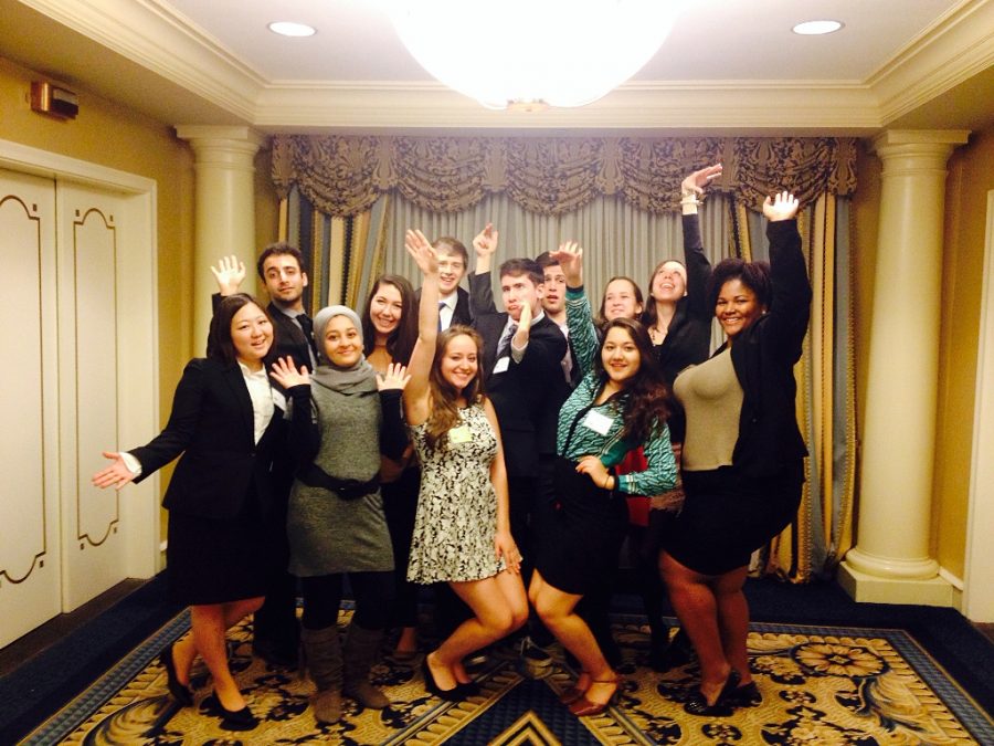 Members of Lafayette’s Model United Nations Club traveled to Cambridge, Mass. this week to participate in the Harvard National Model United Nations conference.