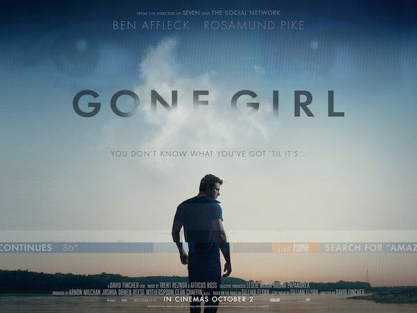 “Gone Girl” is a riveting thriller