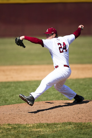 Bednar on the mound against Bucknell. [Photo Courtesy of Athletic Communications]