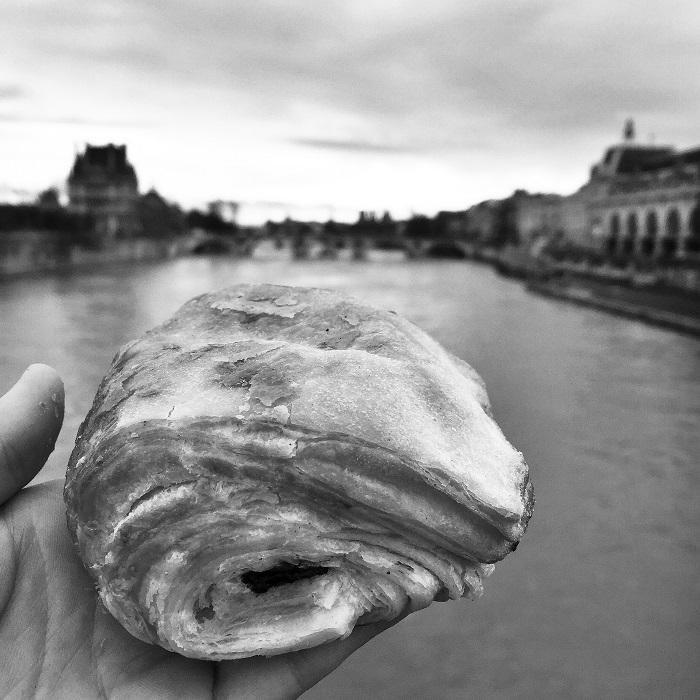 Butterfly%2C+a+flaky+pain+au+chocolat+above+the+Seine.+Photo+Courtesy+of+Amy+Schulmam%0A