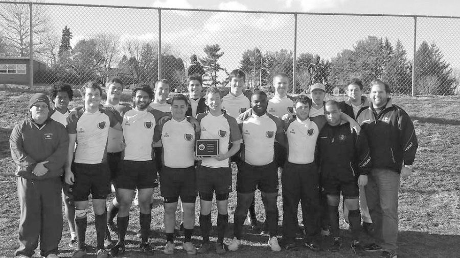 The men’s rugby team took home second place at the Collegiate Cup three weeks ago. [Photo Courtesy of Lafayette Rugby]