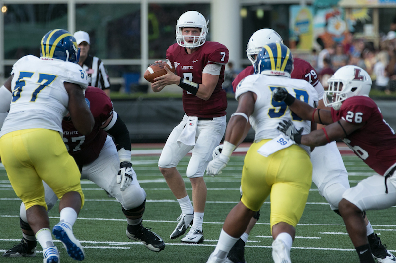 Lafayette bullied by the Blue Hens: Run game continues to struggle