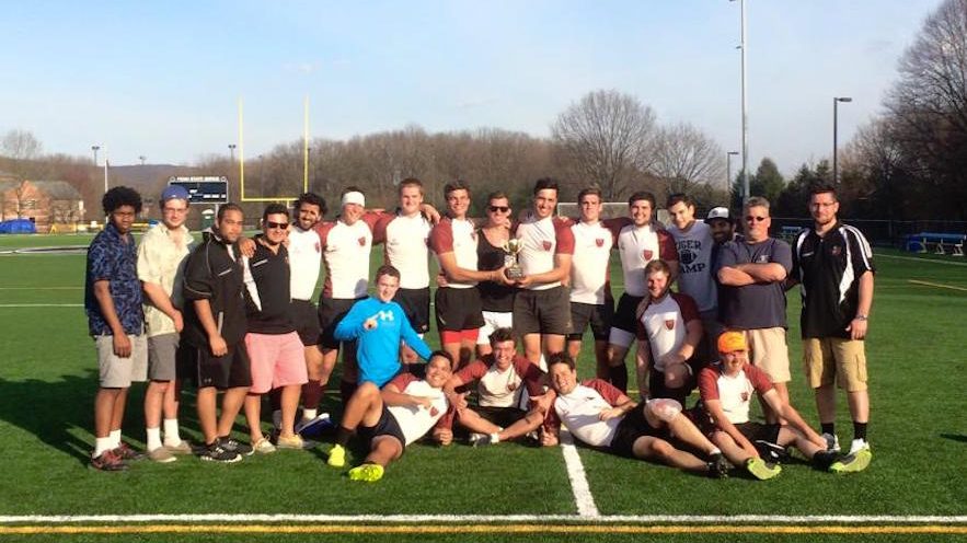 The Lafayette rugby team.