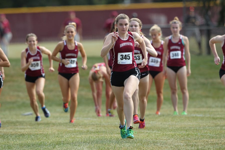Brigid McGill '17 leads the women's team. (Courtesy of Athletic Communications)