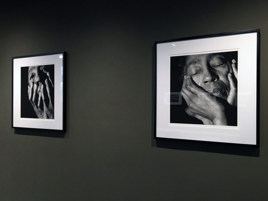 The Focus III Exhibit explores different perspectives of portraiture, and is located in the Williams Center for the Arts Grossman Gallery. (Photo Courtesy of Lauren Fox '19). 