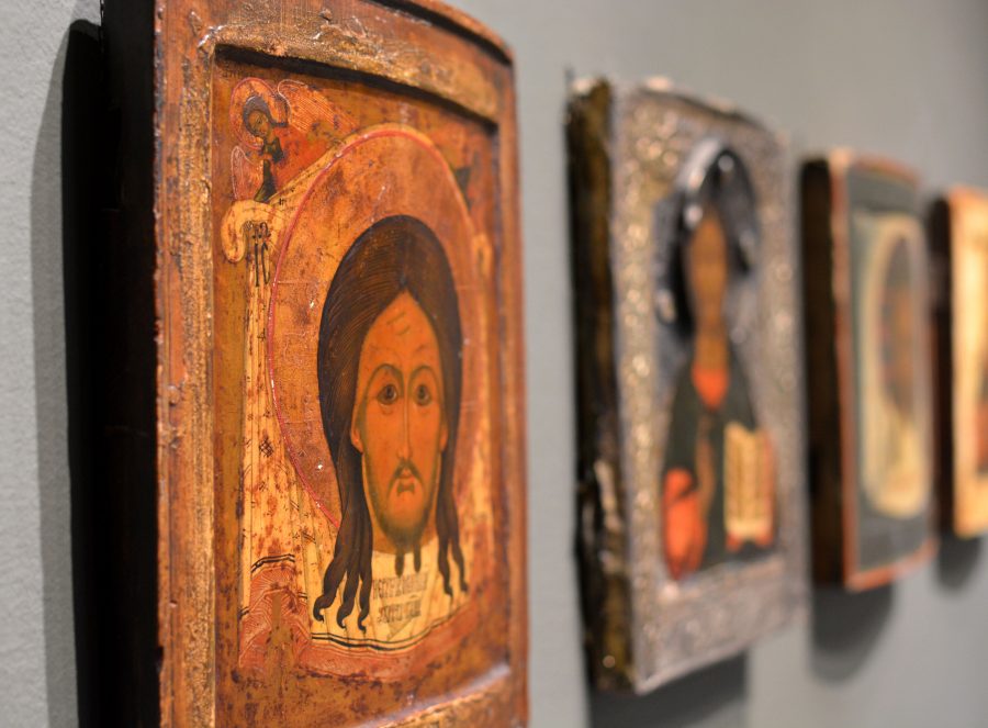 Russian Icon Exhibit visits the Williams Arts Gallery (Photo by Courtney DeVita 19).
