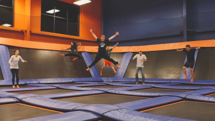 Fly high close by: Sky Zone boasts 20K sq. ft. of trampoline space