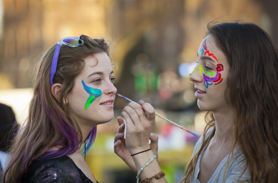 Last year, the first annual Festival of Paint attracted over 300 students (Courtesy of Lafayette Communications).