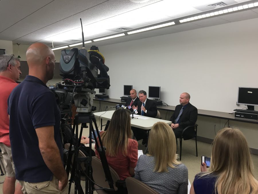 The press conference (9/19/2017) held by the Northampton Country District Attorney regarding the investigation into the death of McCrae Williams 21. (Photo by Kathryn Kelly)