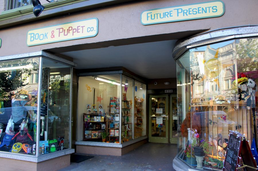 Book and Puppet Company operates as both bookstore and puppet theater. (Photo by Adrianna Barazotti 21)