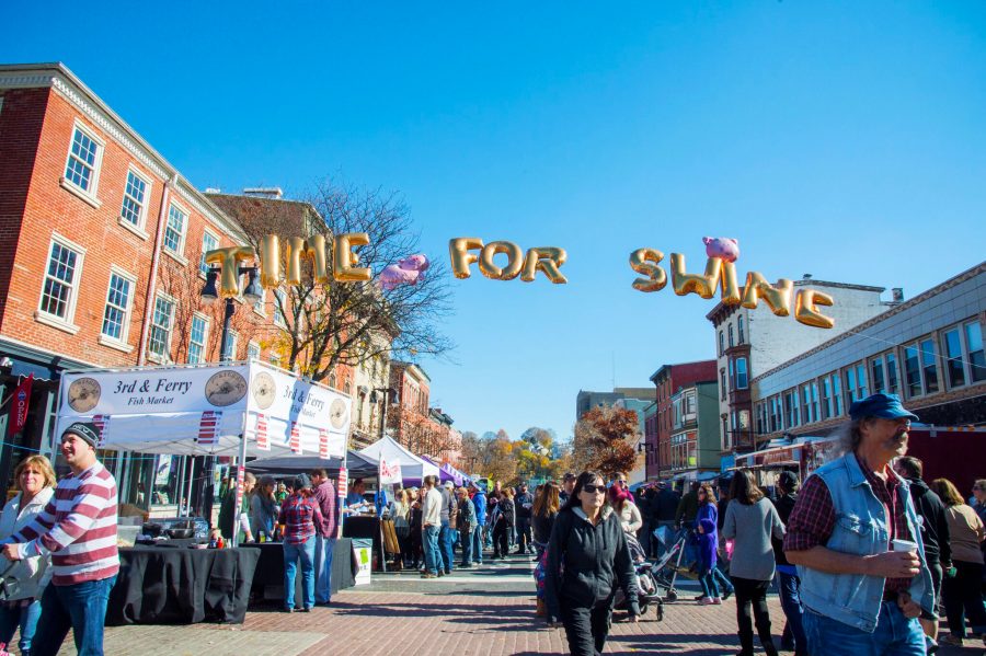 The sixth annual Bacon Fest will occur in Centre Square tomorrow. (Photo by Liz Schaffer, Courtesy of the Greater Easton Development Partnership)
