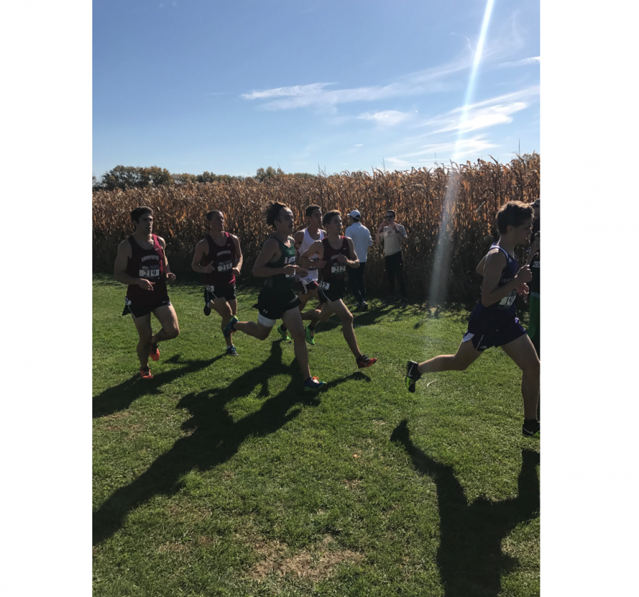 Cross Country team competes at the Patriot League Tournament (Photo by Amy Hewlett 19)