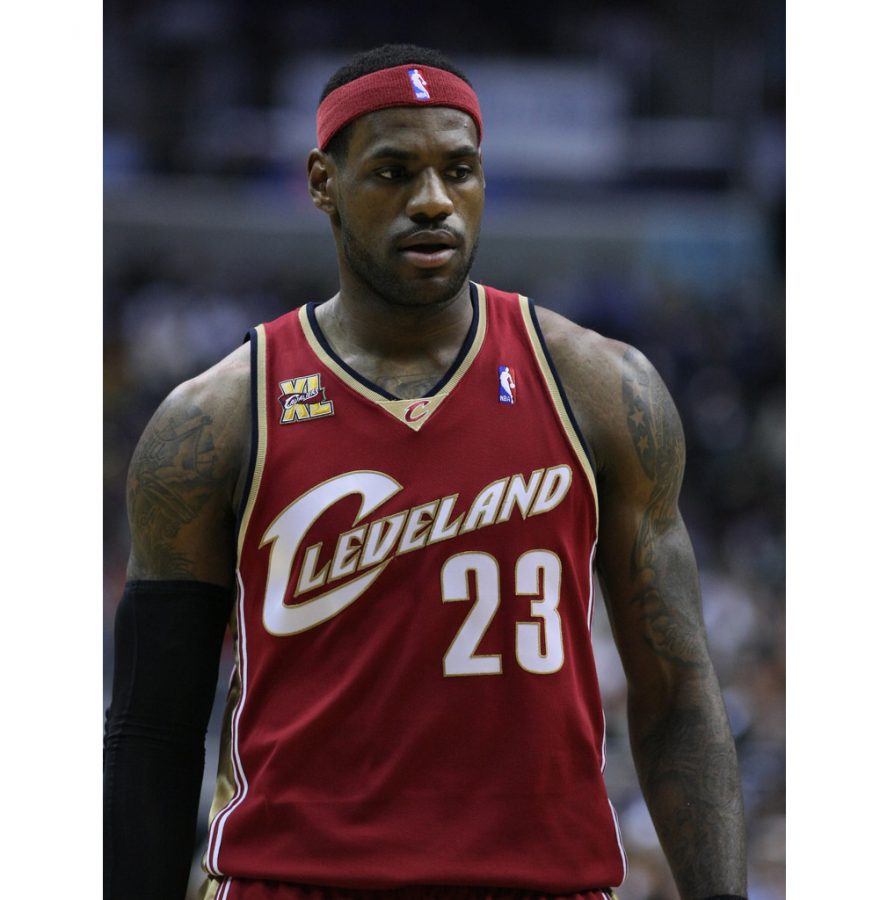 Lebron+James+has+been+the+face+of+Cleveland+athletics+since+he+returned+to+the+Cavaliers+in+2014.+%28Photo+Courtesy+of+Wikimedia+Commons%29