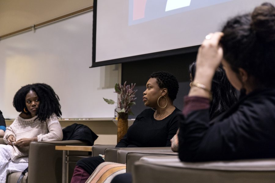 The #MeToo panel, consisting of students and professors, was sponsored by PASA and the Office of Educational Equity. Photo by Elle Cox 21