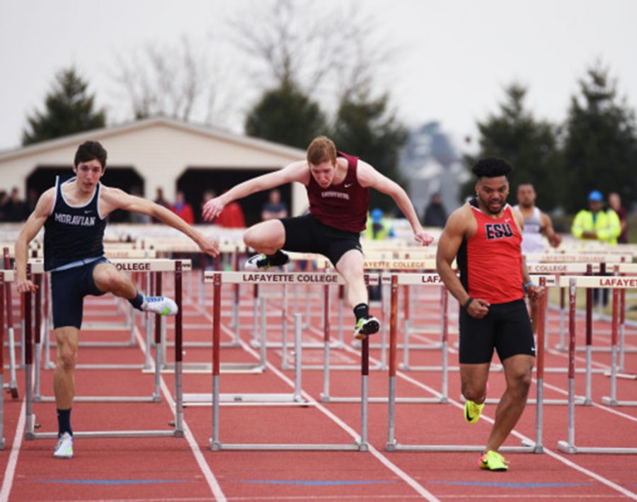 Sophomore+Tyler+Hubeny+earned+10th+place+all+time+for+Lafayette+in+the+110-meter+hurdles+%28Photo+courtesy+of+Athletic+Communications%29