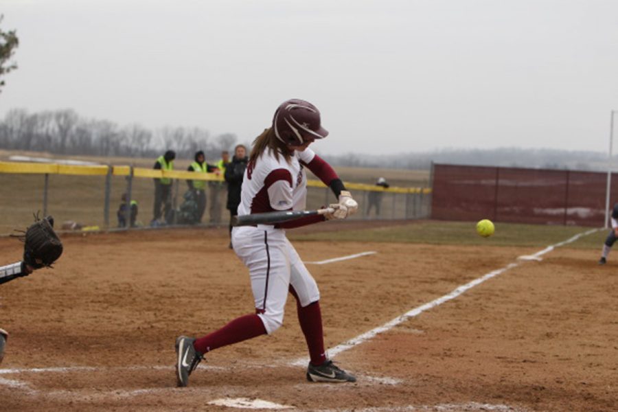 Junior+shortstop+Brooke+Wensel+earned+Patriot+League+Player+of+the+Week+after+her+performance+against+Holy+Cross.+%28Photo+courtesy+of+Athletic+Communications%29