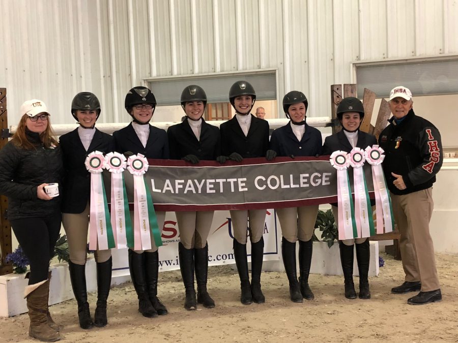 Lafayette equestrian competed at zones on April 7. (Photo courtesy of Amy Bender)