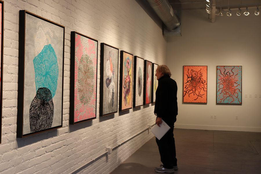 The Octopus Meditation art exhibition at the Brick and Mortar Gallery (Photo courtesy of Bobby Cloughen)
