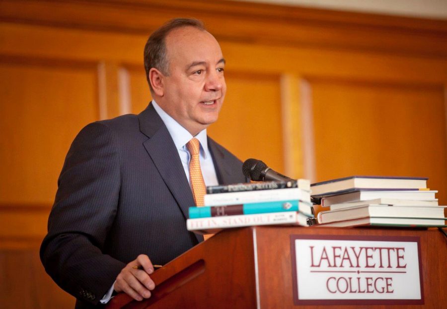 Robert Sell succeeds Ed Ahart as Chair of the Board of Trustees. (Photo Courtesy of Lafayette Communications). 