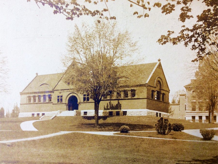Van Wickle, now home to the geology department, previously served as the colleges library. (Photo Courtesy of Lafayette Archives)