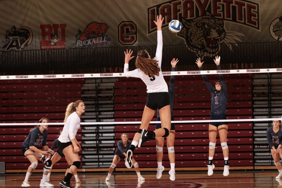 Junior outside hitter Grace Tulevech said that, despite her TikTok fame, shes just like a normal person. (Photo courtesy of Athletic Communications)