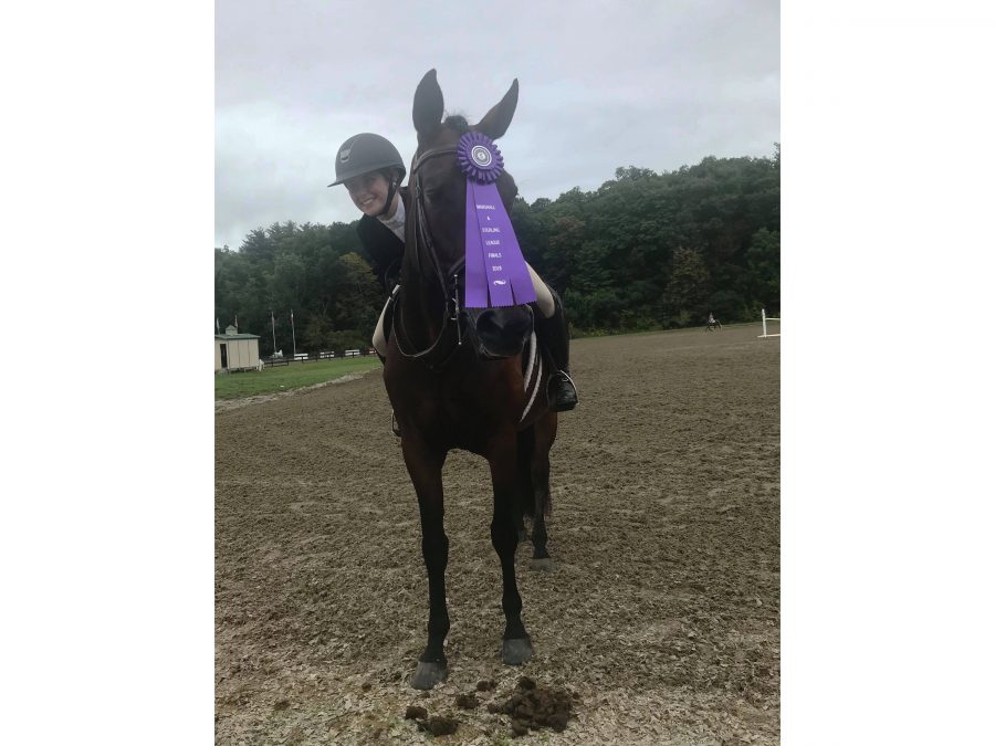 Senior Justine Perrotti placed at the Marshall and Sterling Finals in Saugerties, NY. (Photo courtesy of Mary Kay Schultz)
