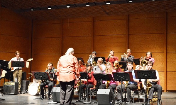 The Jazz Ensembles Wednesday performance was positively exhilarating. (Photo courtesy of Ryan Burke 16)