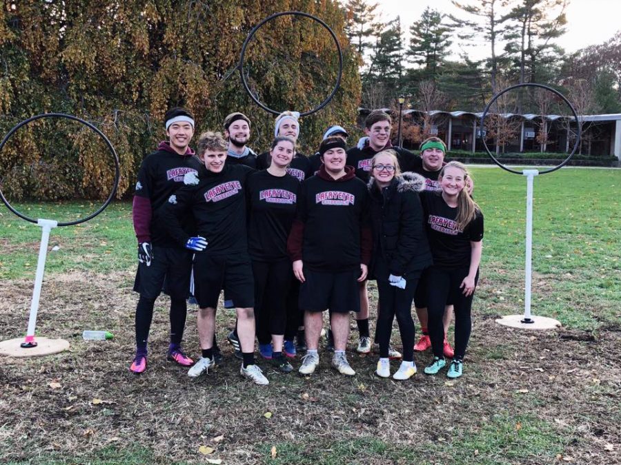 Despite tough competition and harsh weather conditions, the quidditch team won its first major tournament.  (Photo courtesy of Quidditchs Facebook Page)
