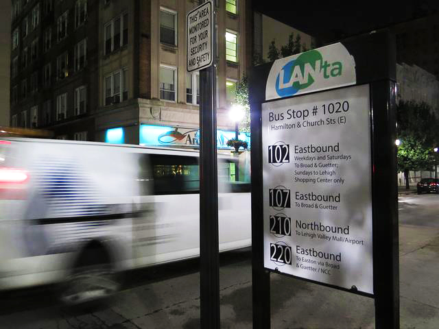 The college has signed an agreement with LANTA to give Lafayette students access to public transportation in the Lehigh Valley. (Photo courtesy of Paul Sableman)