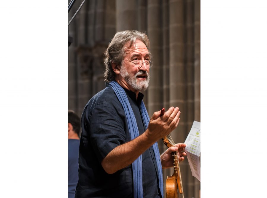 Jordi Savall and his orchestra, Le Concert des Nations, will perform tomorrow night at the Williams Center for the Arts. (Photo courtesy of Wikimedia Commons)