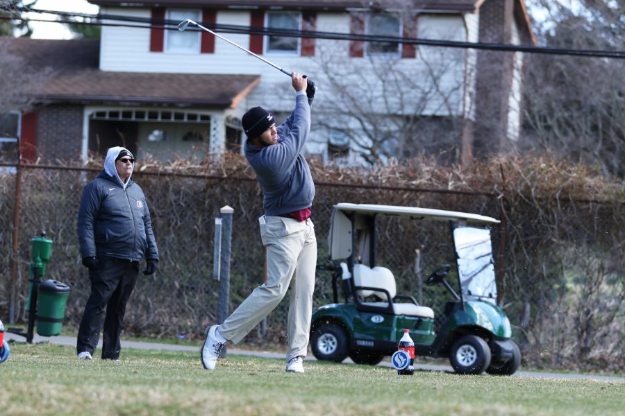 Junior+Will+Halamandaris+finished+in+a+tie+for+third+place+with+a+4-under+138.+%28Photo+courtesy+of+Athletic+Communications%29