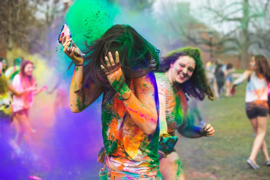 Photo+Essay%3A+Students+enjoy+colorful+afternoon+at+the+Holi+Color+Festival