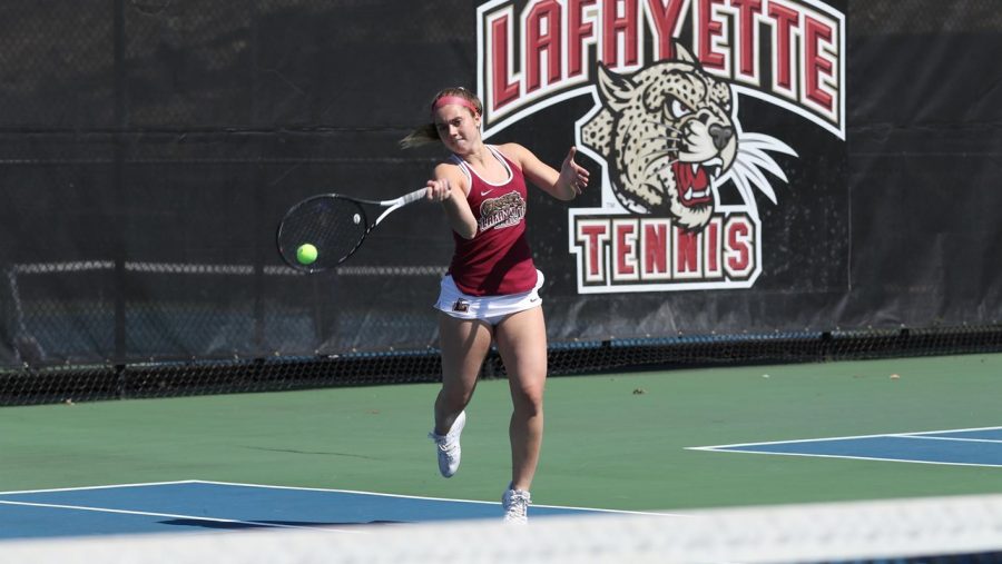 Womens+tennis+failed+to+earn+a+point+against+Lehigh.+%28Photo+courtesy+of+Athletic+Communications%29