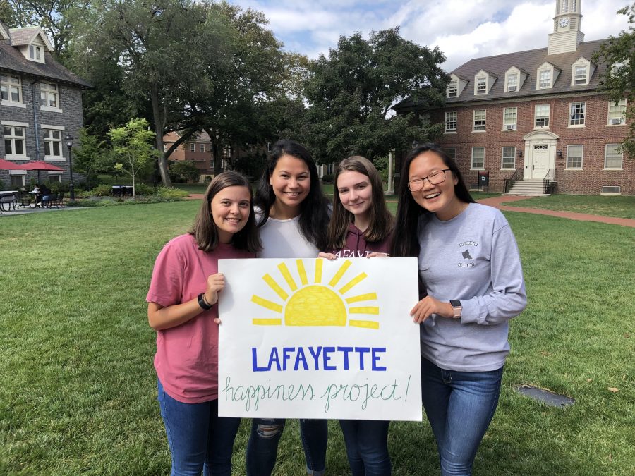 The Lafayette Happiness Project, the new student-led club, hopes to lighten students mood through therapy dogs and other events on campus.  (Photo courtesy of Taylor Stone 22)