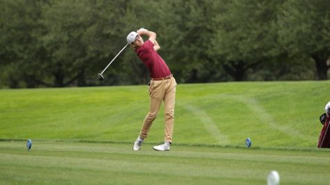 Junior Brendan Cronin finished tied for 14th place with a 151. (Photo courtesy of Athletic Communications)