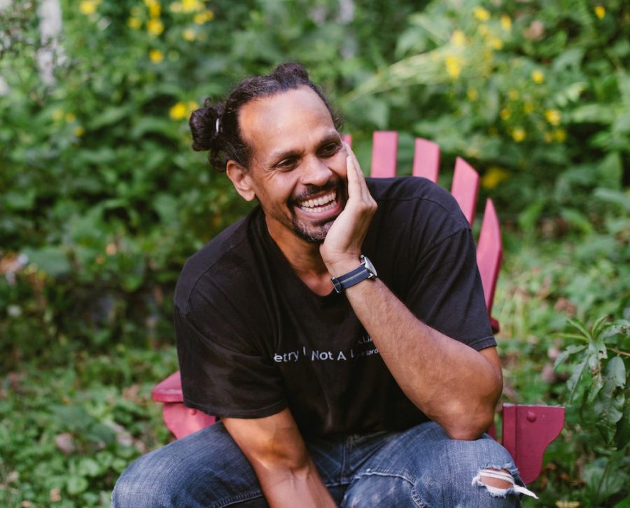 Ross Gay discovered his love for writing during his sophomore year at the college while taking an English course. (Photo courtesy of Natasha Komoda)