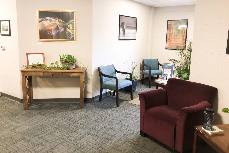 The counseling center was recently renovated to accommodate more group and individual therapy sessions. (Photo by Brandon Marin 22)