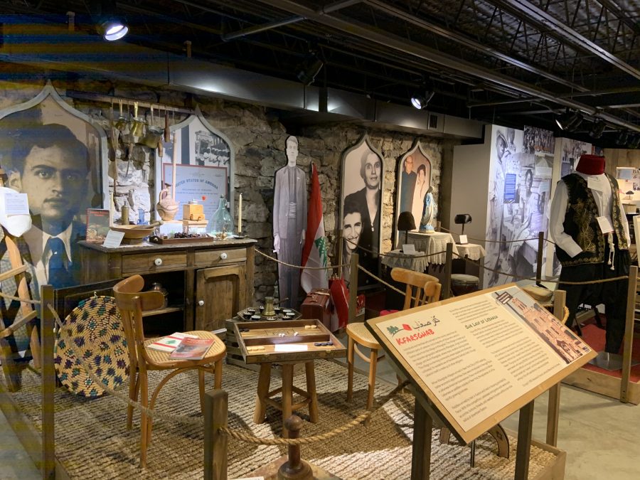 The exhibition Destination Northampton County currently displays the lives and stories of Lebanese immigrants as well as other  communities in the area. (Photo by Katie Frost 22)
