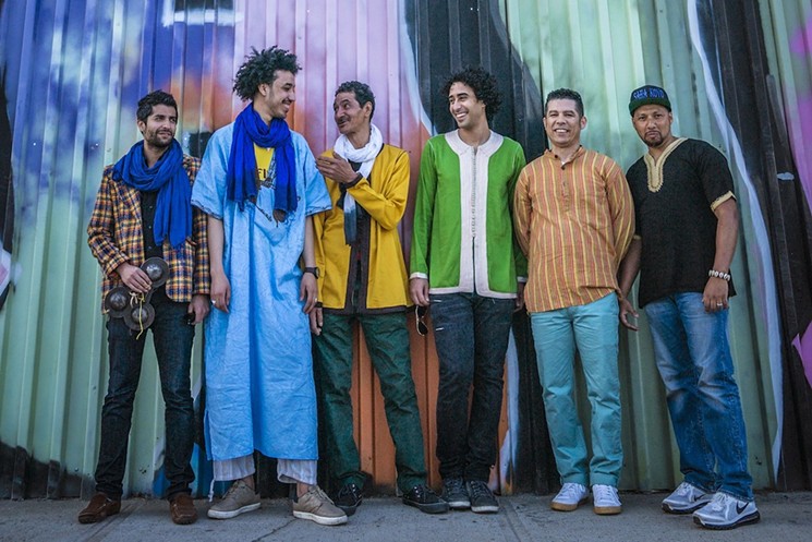 Moroccan band Innov Gnawa will perform at the college this Sunday to kick off ISAs International Education Week. (Photo Courtesy of Miami New Times)
