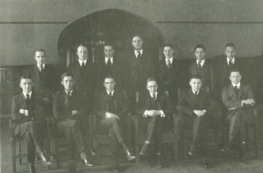 The Lafayette staff in 1920 reported on both campus-wide and national events and issues. (Photo Courtesy of Lafayette College Special Collections)
