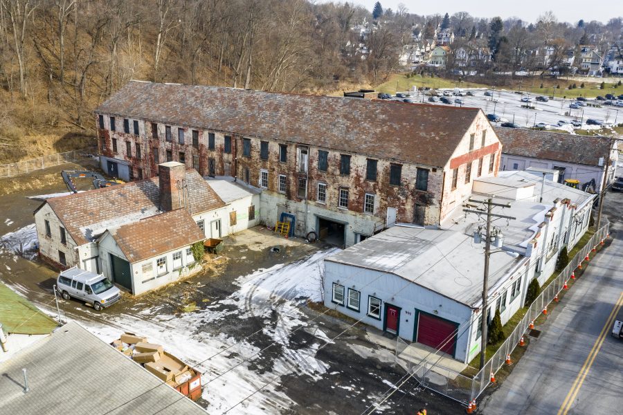 The+renovated+Rinek+Rope+Factory+on+Bushkill+Drive+will+feature+an+outdoor+history+display.+%28Photo+Courtesy+of+Meghan+Madeira%29