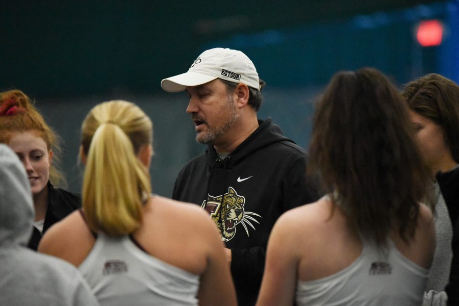 Both tennis teams defeated Coppin State, sweeping all doubles matches. (Photo courtesy of Athletic Communications)