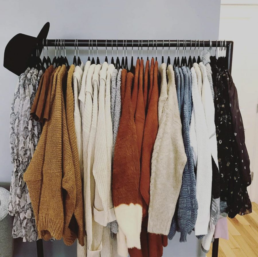 Eastons newest shopping experience, Not Your Sisters Closet Boutique, sells a variety of clothing items including sweaters, jumpsuits and dresses. (Photo courtesy of Not Your Sisters Closet Boutique Instagram)