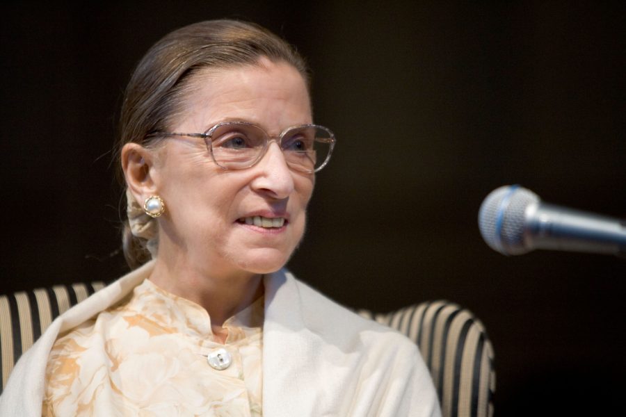 Ruth+Bader+Ginsburg+was+the+second+woman+to+serve+as+a+U.S.+Supreme+Court+Justice.+%28Photo+courtesy+of+Wake+Forest+University%29