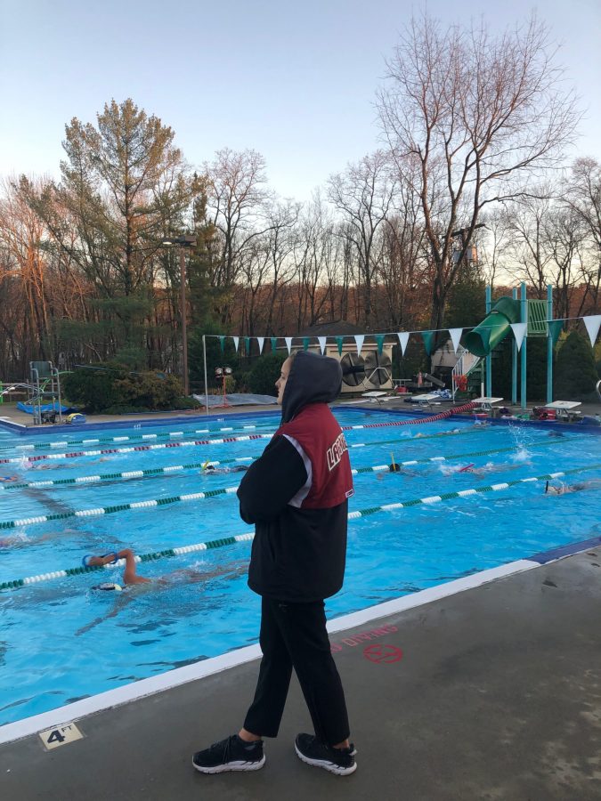 Two generations of Lafayette swimmers join forces to coach outdoors during the pandemic