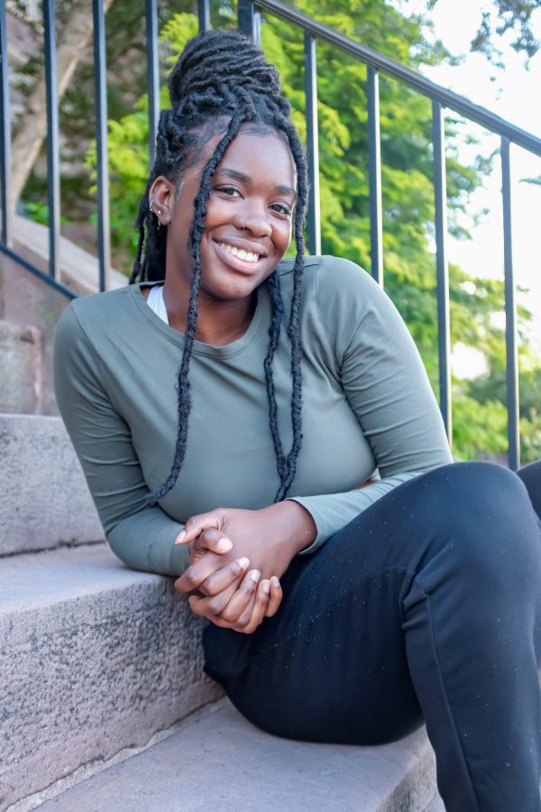 Savanna Touré is a founder of Dear Lafayette College, a Black-led student coalition not affiliated with the college that is dedicated to racial justice on campus. (Photo by Caroline Burns 22)