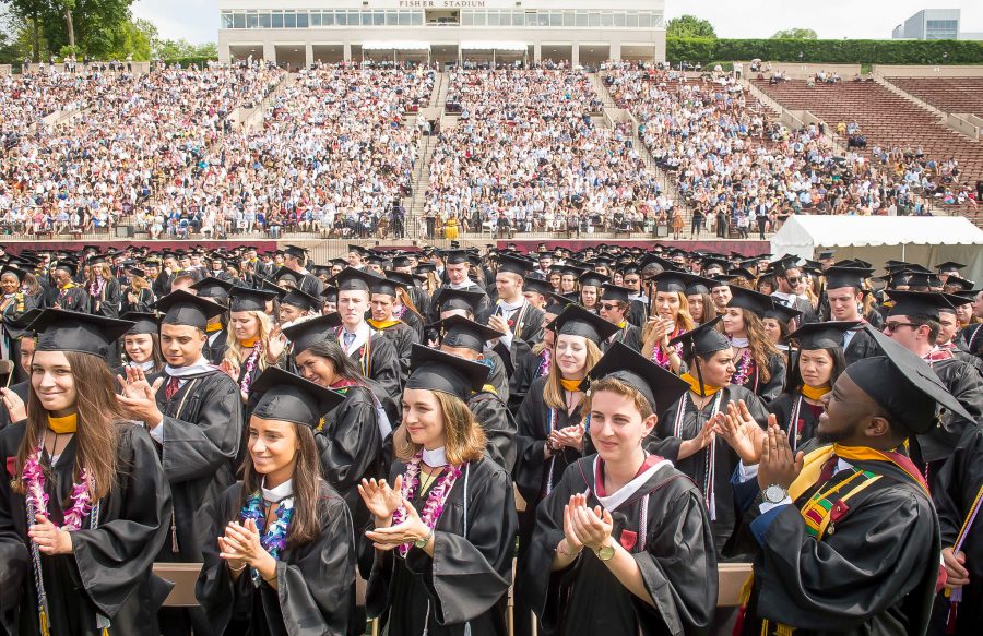 The Commencement Ceremony for the graduating class of 2019. (Photo courtesy of Lafayette News).