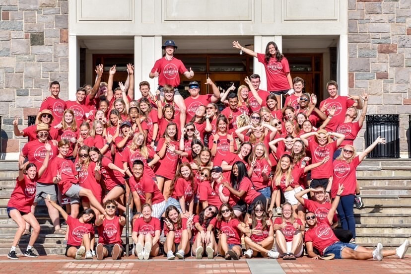 Some sophomores were orientation leaders despite not having their own in-person orientation the year prior. (Photo courtesy of Jess Langlois 24)