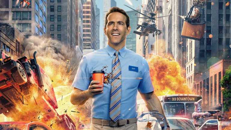 In Free Guy, the main character Guy (Ryan Reynolds) discovers that he is a character in a video game and goes on an adventure to save his virtual city. (Photo courtesy of 20th Century Studios)